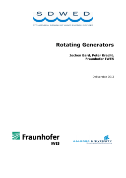 Rotating Generators