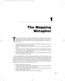 The Mapping Metaphor