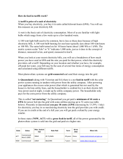 How do feed in tariffs work