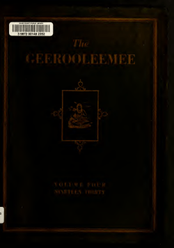 Cooleemee High School Yearbook, The Geerooleemee, 1930