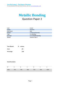 Metallic Bonding