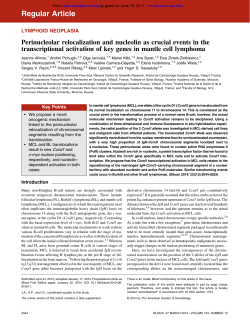 Perinucleolar relocalization and nucleolin as crucial events in the