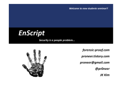 EnScript - FORENSIC