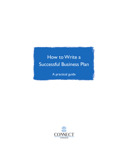 How to Write a Successful Business Plan