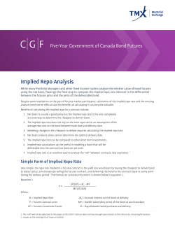 Implied Repo Analysis