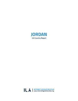 jordan - Internet Legislation Atlas