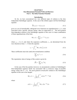 Delta Function Potential.wxp