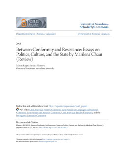 Between Conformity and Resistance: Essays on Politics, Culture
