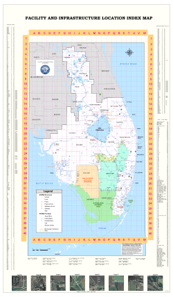 facility and infrastructure location index map