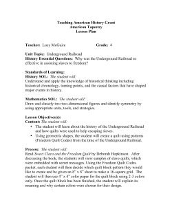 The Underground Railroad Lesson Plan