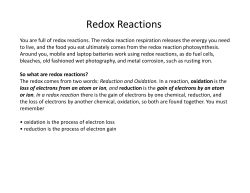 Redox Reactions - Science Skool!
