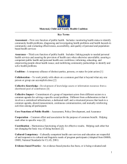 Glossary of Key Terms
