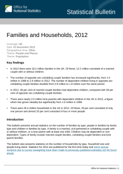 Statistical Bulletin - Office for National Statistics