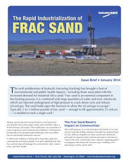 The Rapid Industrialization of Frac Sand