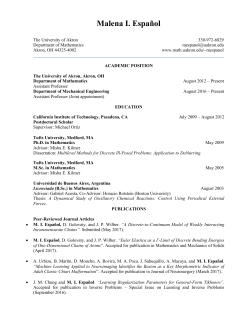 Bio - Department of Mathematics