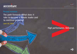 The path forward&mdash;What does it take to become a female