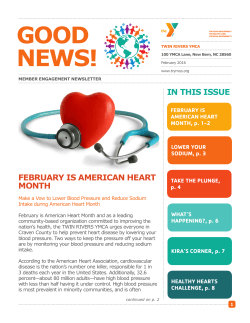 GOOD NEWS! - Twin Rivers YMCA