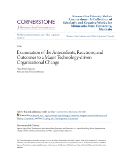 Examination of the Antecedents, Reactions, and
