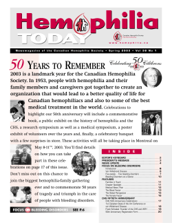 Canadian Hemophilia