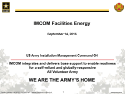 Army implementation of existing buildings major renovation and DER