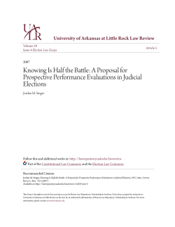 Knowing Is Half the Battle: A Proposal for