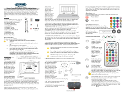 HTP1202W3 Remote Controlled Multicolor System