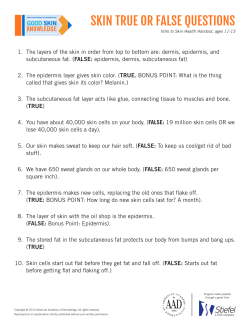 skin true or false questions - American Academy of Dermatology