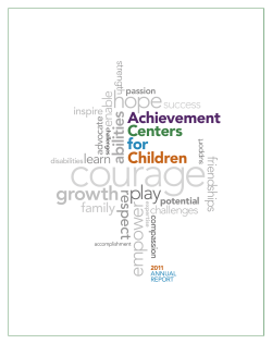 growth em pow er playe - Achievement Centers for Children