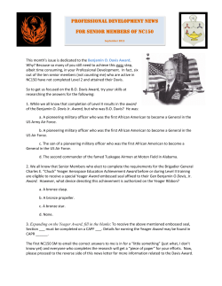 September 2013 PD Newsletter