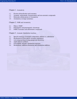 Chapter 1. Aromaticity