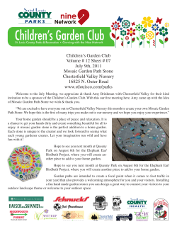 Children`s Garden Club Volume # 12 Sheet # 07