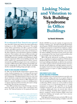 Linking Noise and Vibration to Sick Building