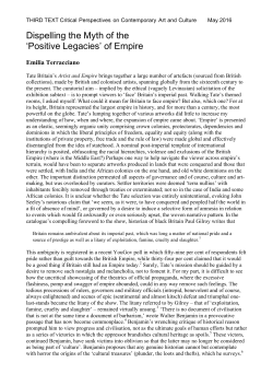 Dispelling the Myth of the `Positive Legacies` of Empire