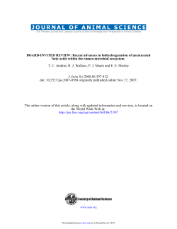 BOARD-INVITED REVIEW: Recent advances in biohydrogenation of