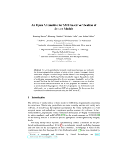 An Open Alternative for SMT-based Verification of SCADE Models