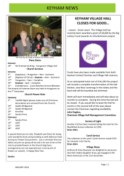 keyham news - Keyham Parish Meeting