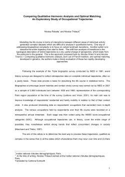 Les enqu&ecirc;tes biographiques permettent de