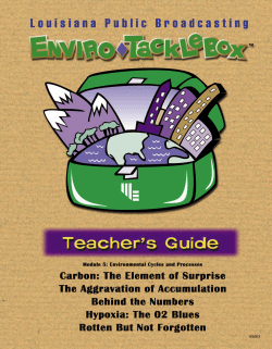 Enviro-Tacklebox&trade; Module 5 Teacher Guide