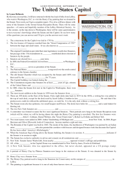 The United States Capitol - LeRoy Historical Society