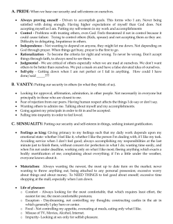 Manifestations of Dominant Defect