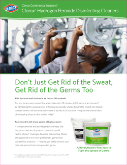 Don`t Just Get Rid of the Sweat, Get Rid of the Germs Too