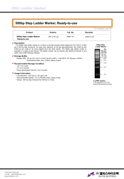 DNA Ladder Marker 500bp Step Ladder Marker
