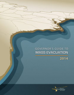 Governor`s Guide to Mass Evacuation