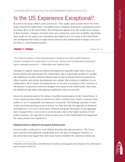 Is the US Experience Exceptional?