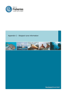 Appendix C - Skipjack tuna information