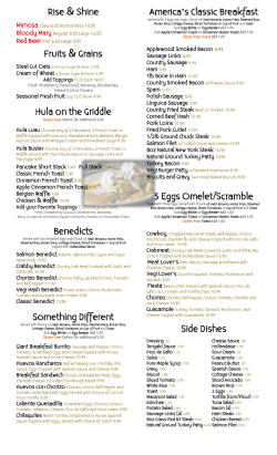 Menu - Lili`s Restaurant