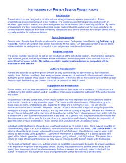 Poster session guidelines (pdf file).
