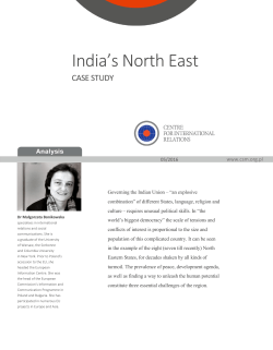 India`s North East