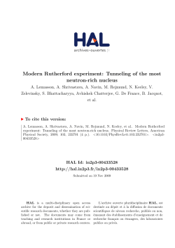 Modern Rutherford experiment: Tunneling of the most neutron