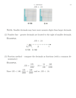 135 decimals may have more nonzero